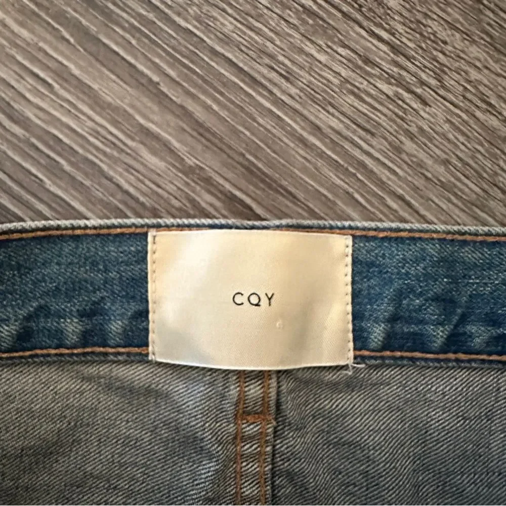 CQY straight let jeans